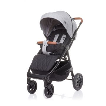Carucior sport cu roti gonflabile (max. 22 Kg) 4Baby STINGER AIR Gri Deschis Carucior sport cu roti gonflabile (max. 22 Kg) 4Baby STINGER AIR Gri Deschis