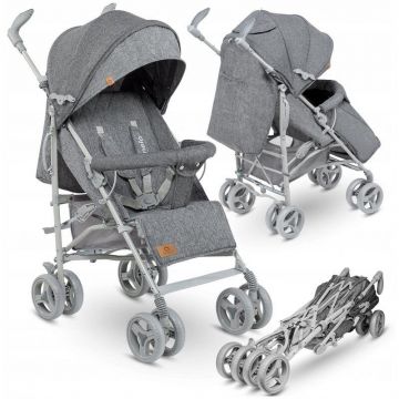 Carucior sport Irma, Cu husa de picioare, Cu Gri Carucior sport Irma, Cu husa de picioare, Cu Gri