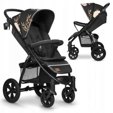 Carucior sport Lovin, De la nastere, Cu capotina impermeabila, Cu maner reglabil, Suport biberon, Saculet pentru picioare, Negru Carucior sport Lovin, De la nastere, Cu capotina impermeabila, Cu maner reglabil, Suport biberon, Saculet pentru picioare, Negru