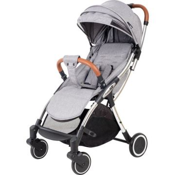 Carucior sport pliabil automat, Nano, Cadru Aluminium, maner din piele ecologica, spatar reglabil, suport sticla, Grey Carucior sport pliabil automat, Nano, Cadru Aluminium, maner din piele ecologica, spatar reglabil, suport sticla, Grey