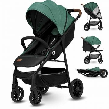 Carucior sport Zoey, De la nastere, Cu accesorii, Cadru Aluminiu, 0- 15 kg, Verde Carucior sport Zoey, De la nastere, Cu accesorii, Cadru Aluminiu, 0- 15 kg, Verde