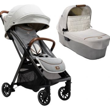 Carucior Ultracompact 2 in 1 Joie Parcel Signature Oyster, Landou Ramble XL Oyster