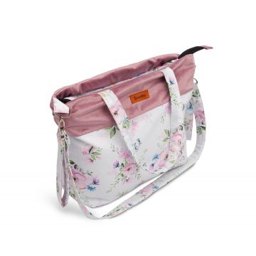 Geanta pentru carucior Sensillo VELVET Flori