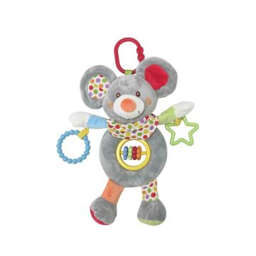 Lorelli Toys - Jucarie carucior Soricel Cu activitati, 24 cm din Plus