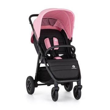 Carucior sport, Petite&Mars, Airwalk, Pliabil, Cu suport pentru picioare reglabil in 3 pozitii, Capotina extensibila, 6 luni+, Pana la 22 kg, Conform cu standardul european de securitate EN 1888-2:2020, Roz