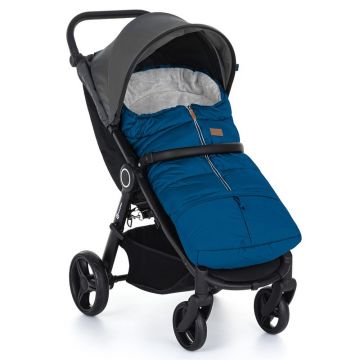 Sac de iarna extensibil PetiteMars Jibot 100x48 cm impermeabil 3 in 1 albastru