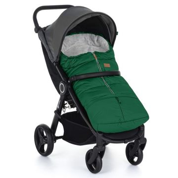 Sac de iarna extensibil PetiteMars Jibot 100x48 cm impermeabil 3 in 1 green