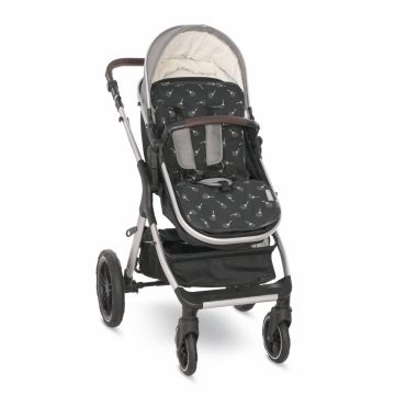 Saltea suplimentara pentru carucior Liner universala Black Floral Saltea suplimentara pentru carucior Liner universala Black Floral