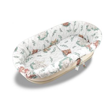 Set pentru landou sau cosulet MimiNu Lulu Natural