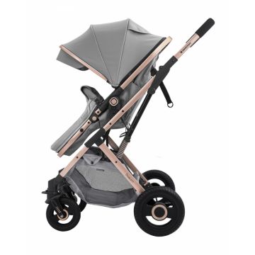 Carucior 2in1 transformabil KikkaBoo Scarlett Light Grey