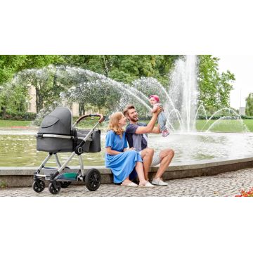 Carucior 3 in 1 Kinderkraft Veo grey