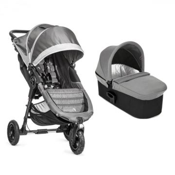 Carucior Baby Jogger City Mini GT Steel Gray Sand sistem 2 in 1