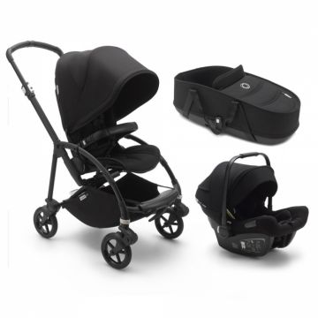 Carucior Bugaboo Bee 6 Black Black sistem 3 in 1