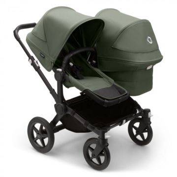 Carucior Bugaboo Donkey 5 Duo Black Forest Green