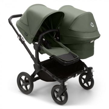 Carucior dublu Bugaboo Donkey 5 Duo Black Forest Green