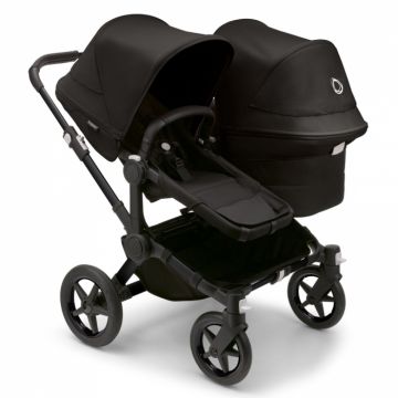 Carucior dublu Bugaboo Donkey 5 Duo Black Midnight Black