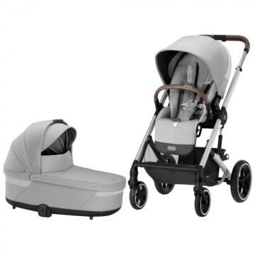 Carucior Cybex Balios S Lux 2 in 1 Silver Lava Grey