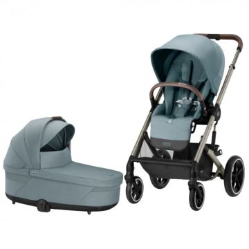 Carucior Cybex Balios S Lux 2 in 1 Taupe Sky Blue