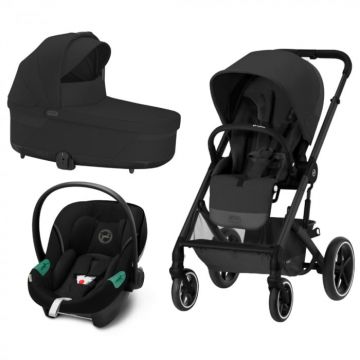 Carucior Cybex Balios S Lux 3 in 1 Black Moon Black 2023