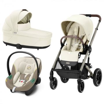 Carucior Cybex Balios S Lux 3 in 1 Taupe Seashell Beige 2023