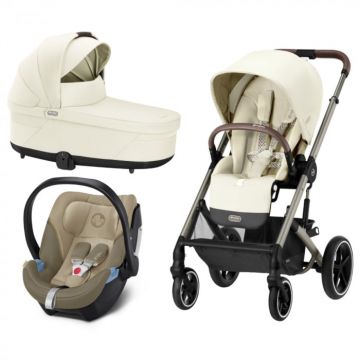 Carucior Cybex Balios S Lux 3 in 1 Taupe Seashell Beige