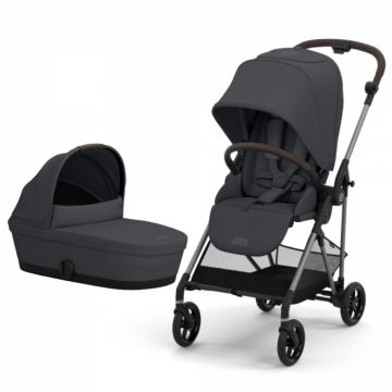 Carucior Cybex Melio B 2 in 1 Monument Grey