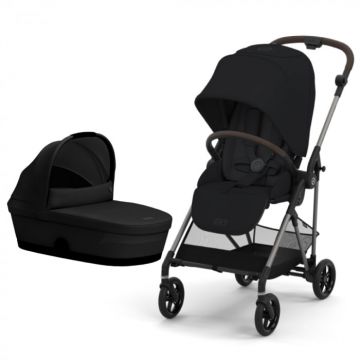 Carucior Cybex Melio B 2 in 1 Moon Black