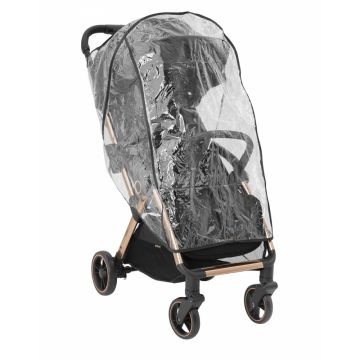 Carucior sport autofold KikkaBoo Eden Black,cadru din aluminiu cu vopsea cromata,sistem automat de pliere compacta,roti pivotante cu suspensii,spatar si suport picioare reglabile,capotina,recomandat de la nastere pana la 22kg