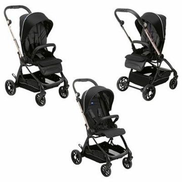 Carucior cu 2 sezuturi Chicco One4Ever GreenGem verde nastere 22Kg