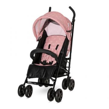 Carucior sport Lorelli Ida, suport picioare, spatar si copertina reglabile, prindere centura in 5 puncte, material impermeabil, suspensie individuala, Mellow Rose