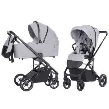 Carucior troller reversibil (max. 22 Kg) Carrello ALFA 2 in 1 Feather Grey