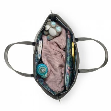 Geanta multifunctionala Kinderkraft pentru mamici Treasurepack dark grey Geanta multifunctionala Kinderkraft pentru mamici Treasurepack dark grey