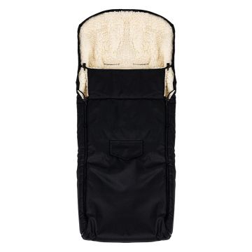 Sac de dormit impermeabil de lana Nativo Winter 110x40 cm pentru landoucaruciorsanie Negru
