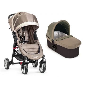 Carucior Baby Jogger City Mini 4 Sand Stone, Sistem 2 In 1