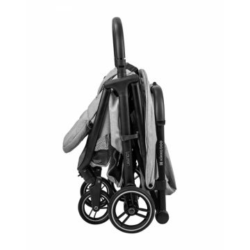Carucior cu pliere automata KikkaBoo 0-48 luni pana la 22kg Lauren Gri deschis