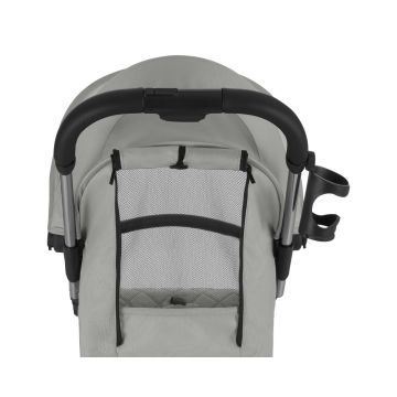 Carucior sport pana la 22kg KikkaBoo 0-48 luni,cadru din aluminiu cu pliere compacta,pozitie de somn,Compatibil avion,husa ploaie,suport pahar si geanta transport incluse Cloe Grey 2024