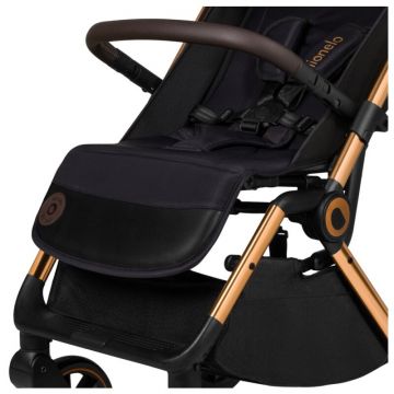 Carucior sport Lionelo Cloe Golden Moments editie limitata cu accesorii 6 luni+ Negru