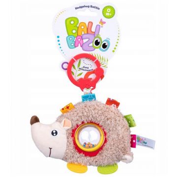 Jucarie pentru carucior Balibazoo Hedgehog cu bile zornaitoare 0 luni+ multicolor