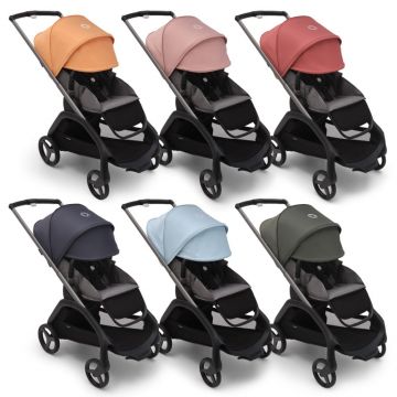 Carucior Bugaboo personalizat Dragonfly Graphite Grey Melange