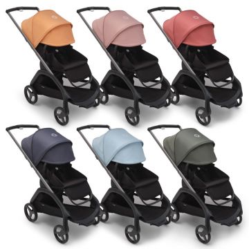 Carucior Bugaboo personalizat Dragonfly Graphite Midnight Black