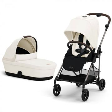 Carucior Cybex Melio B 2 in 1 Canvas White