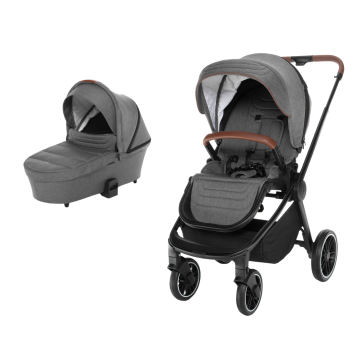 Carucior pentru copii Zopa Move 2 in 1, Iron Grey/Black