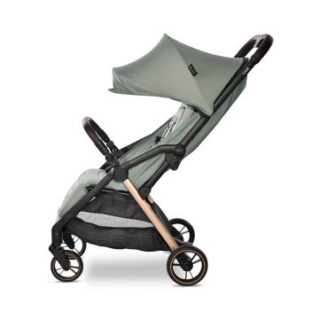 Carucior pentru nou-nascut autofold Loret ultra-light pana la 22 kg Green