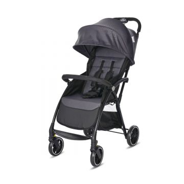 Carucior pentru nou-nascut, Lorelli Fresh, ultra-light, pana la 22 kg, Grey