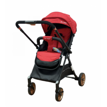 Carucior sport, cu maner reversibil, pliabil si troler, T700 For Angel, Rosu
