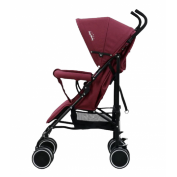 Carucior sport pliabil, roti duble, SageBaby S500 Rosu