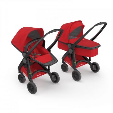 Carucior 2 in 1 100 Ecologic Black Red