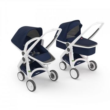 Carucior 2 in 1 100 Ecologic White Blue