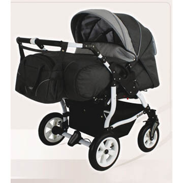 Carucior multifunctional pentru gemeni Adbor DUO Stars D04 Carucior multifunctional pentru gemeni Adbor DUO Stars D04