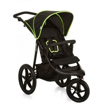 Carucior Runner Black Neon Yellow